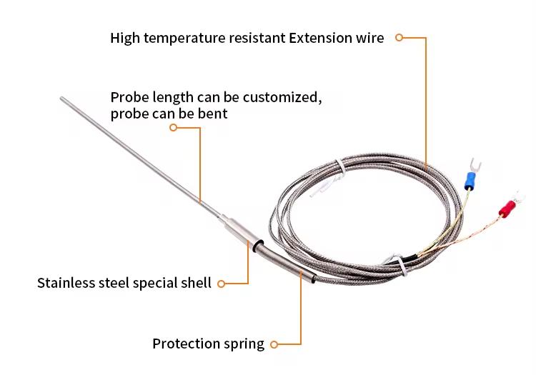 Thermocouples for valve bag making machine